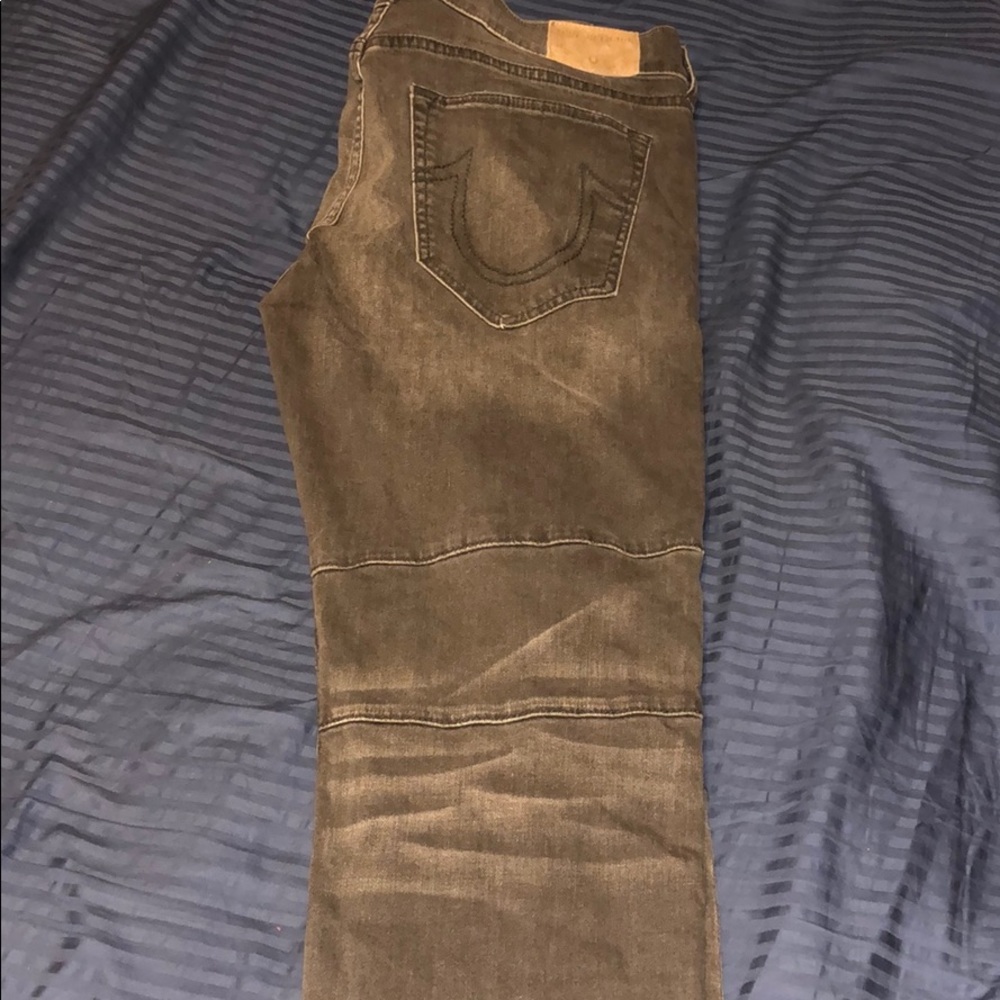 Black and grey True Religion jeans Size 34 waist